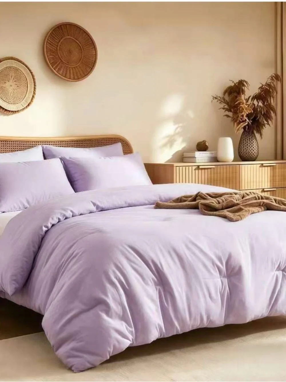 All Seasons Light Purple Full Comforter Set